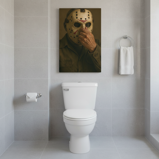 Jason Stink Face Canvas Wrap