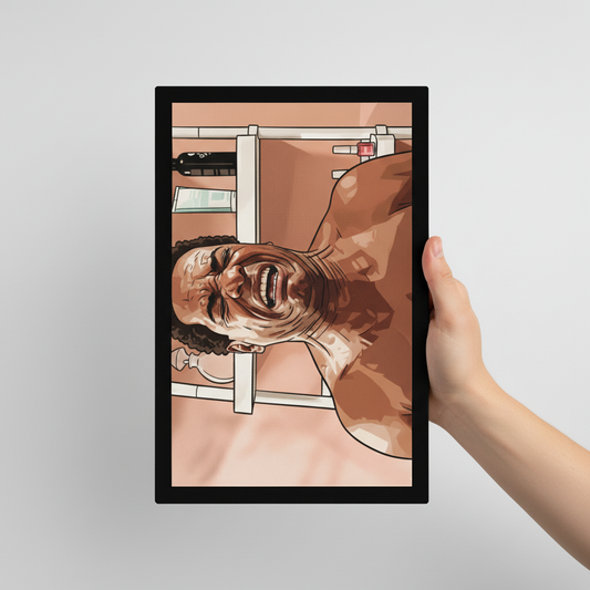 Friday Morning Strain Cartoon Canvas Wrap