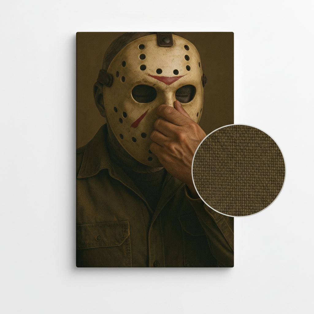 Jason Stink Face Canvas Wrap