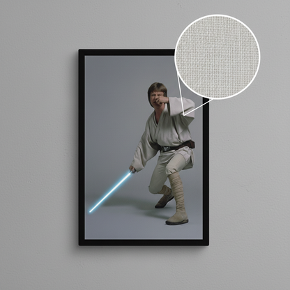 Luke Skywalker Stink Face Canvas Wrap