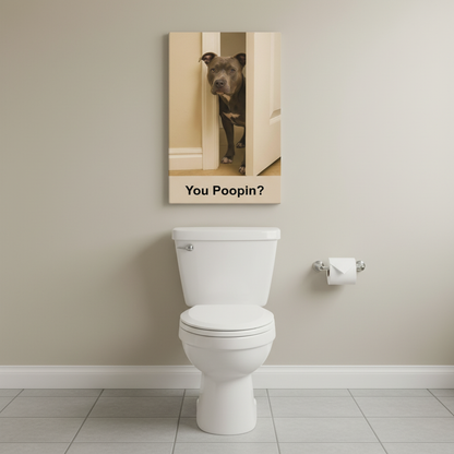 You Poopin Pit Bull