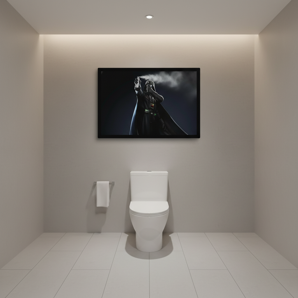 Darth Vader Stink Face Canvas Wrap