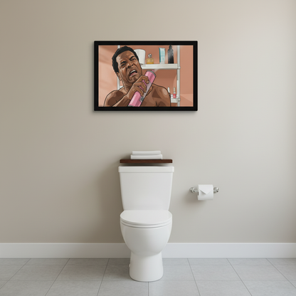 Friday Morning Air Freshener Cartoon Canvas Wrap