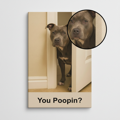 You Poopin Pit Bull