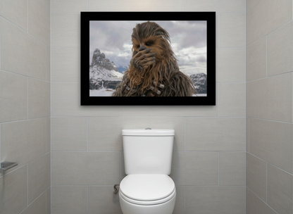 Chewbacca Stink Face Canvas Wrap