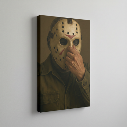 Jason Stink Face Canvas Wrap