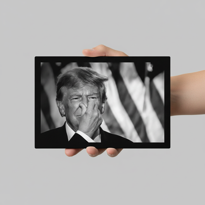 Donald Trump Stink Face Canvas Wrap