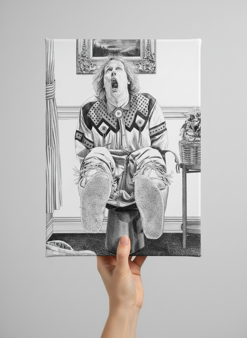 Dumber Blowout Canvas Wrap