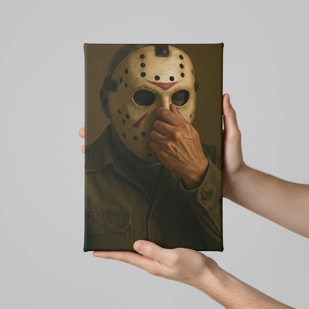 Jason Stink Face Canvas Wrap