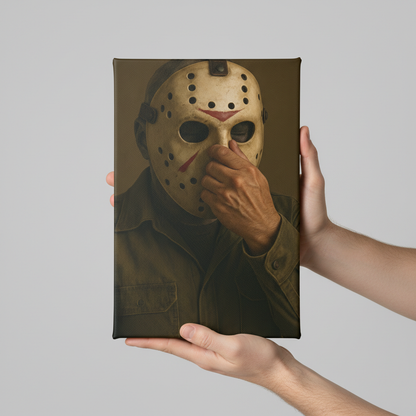 Jason Stink Face Canvas Wrap