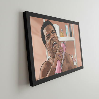 Friday Morning Air Freshener Cartoon Canvas Wrap
