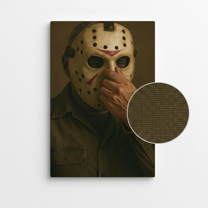 Jason Stink Face Canvas Wrap